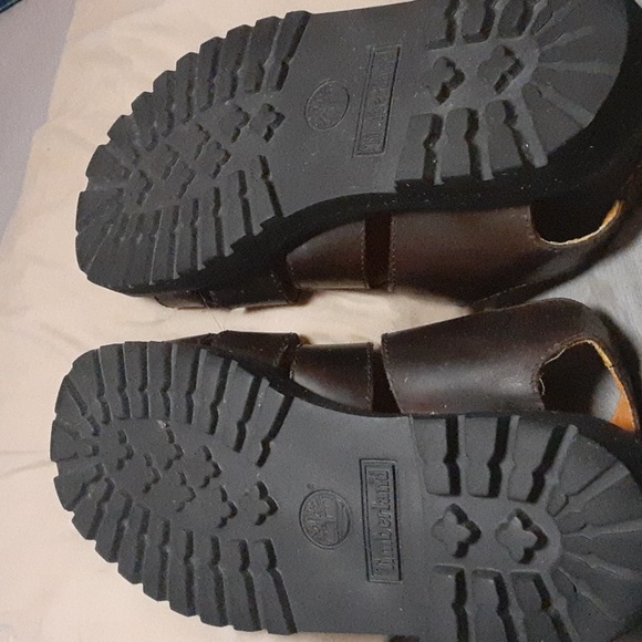 Men's Timberland Leather Adjustable Sandals, Great Condition - Picture 2 of 6